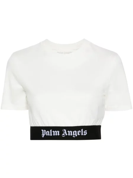 Cropp tricou Palm Angels alb