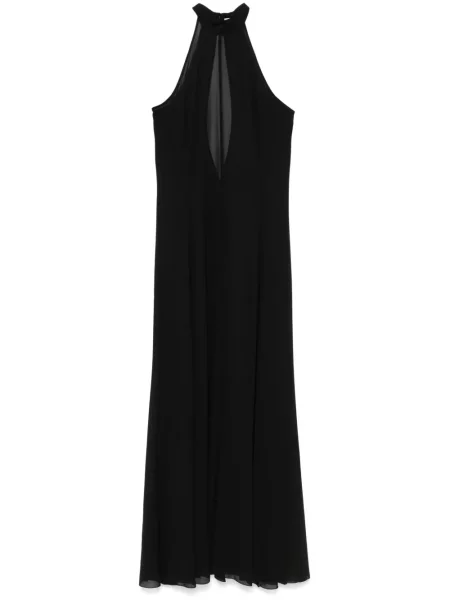 Rochie maxi Patrizia Pepe transparente de costum negru