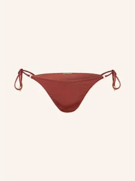 Watercult Trojúhelníkové Bikinové Kalhotky Crafted Essentials tmavě červená