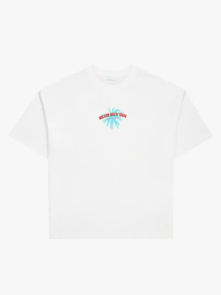 BLUE SKY INN Tricou Coconut Club' alb