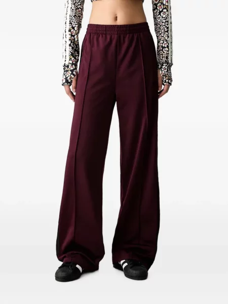 Pantaloni Adidas alergare cu autograf negru
