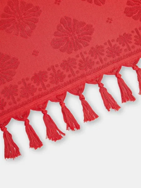 Sweter Rip Curl żakardowy czerwony