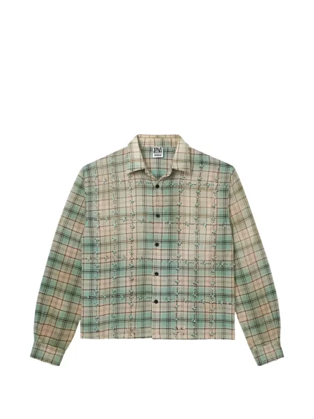 Cămașă Vale de flanelă verde