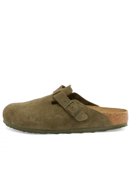 Trampki Birkenstock Boston Velvet Leather Thyme EUR 43 zielone