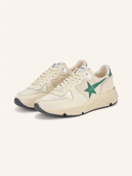 Golden Goose Sneakersy Running krémová zelená
