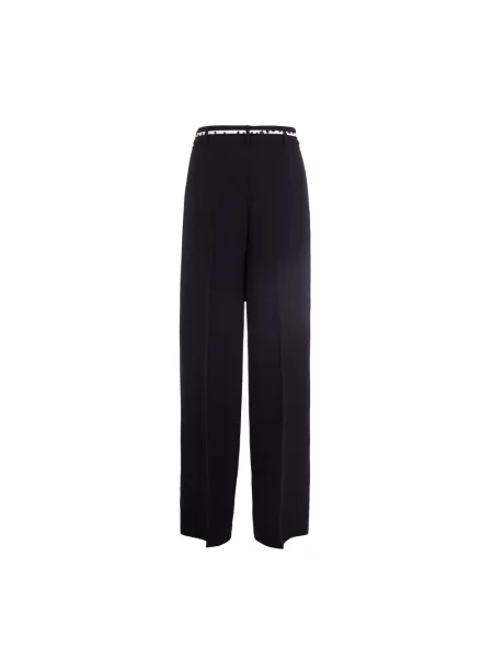 Spodnie Max Mara Studio skórzane czarne