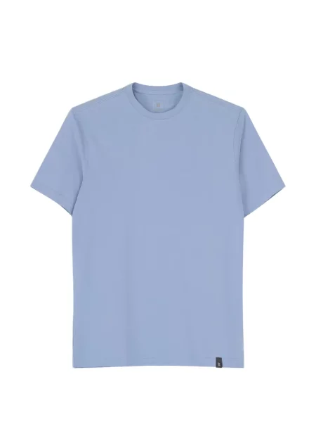 Tricou Boggi Milano din jerseu albastru