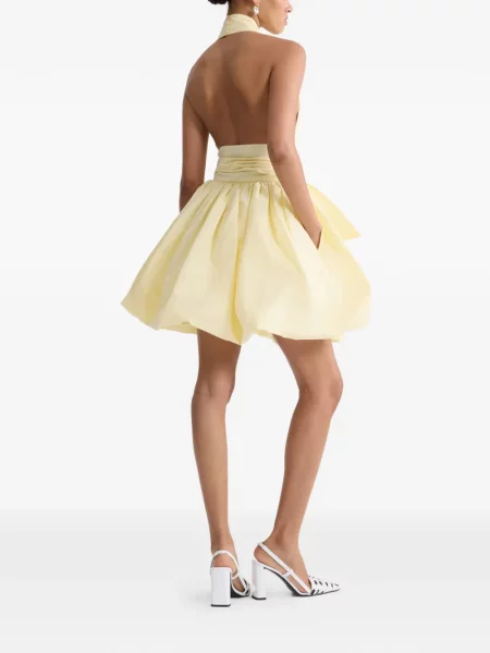 Rochie mini Patou de costum galben