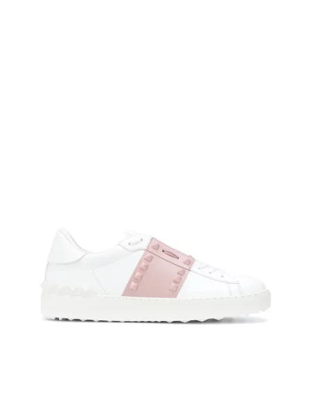 Lniane sneakersy Valentino Garavani białe