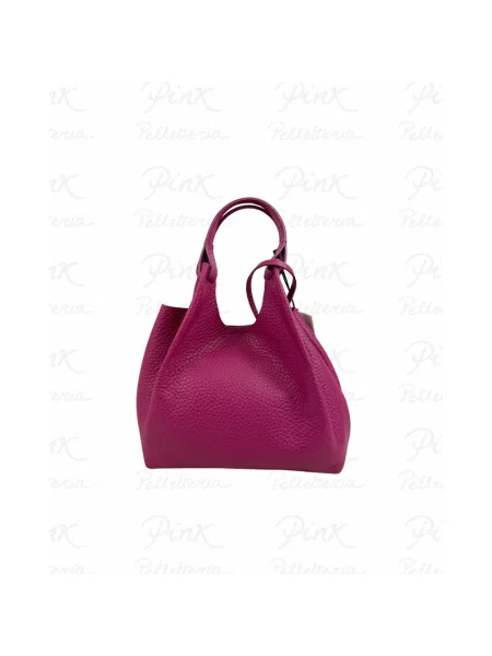 Gianni Chiarini Torebki Kobieta Fioletowy ONE SIZE Skóra Dua Tote Bag różowa
