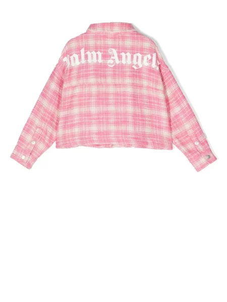 Koszula dziecięca Palm Angels różowa