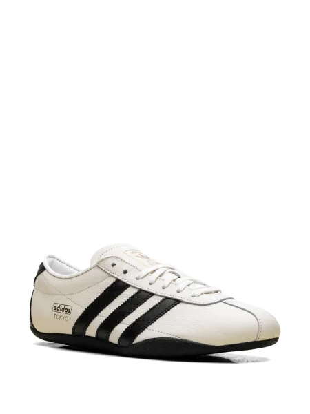 Sneakerși Adidas Spezial din piele de căprioară alb