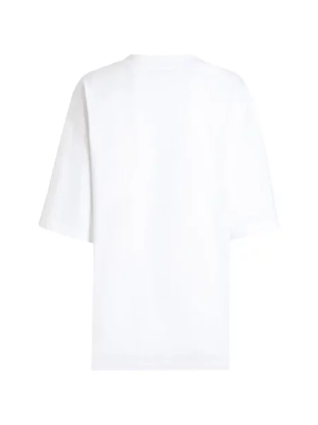 Tricou Dolce & Gabbana din jerseu alb