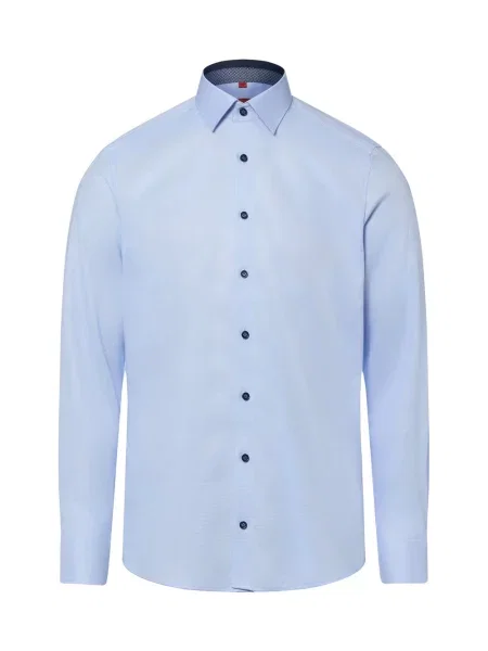 Finshley & Harding koszula biznesowa Mężczyźni Slim Fit 37 niebieski