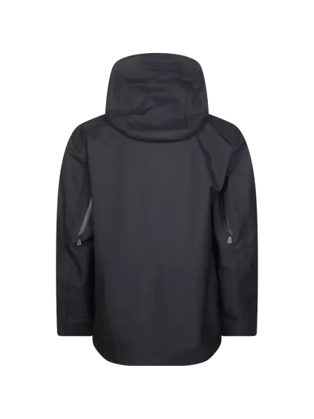Geacă Moncler Grenoble cu glugă negru