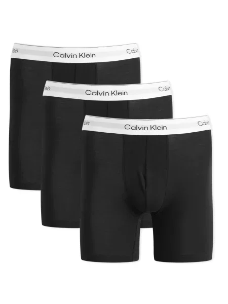 Calvin Klein Icon Boxer Brief 3 Pack in Black/White Size Large | END. Clothing Calvin Klein Underwear czarne