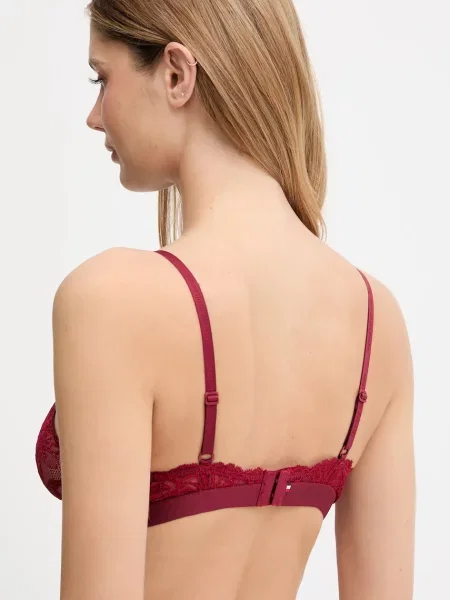 Podprsenka Tommy Hilfiger vínová