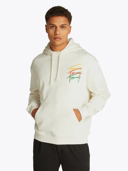 Mikina Tommy Jeans béžová