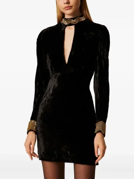 Rochie mini Twinset de costum negru