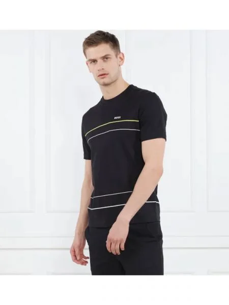 BOSS GREEN Tricou Tee 11 negru