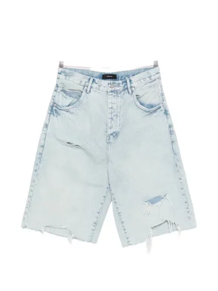 С широки крака шорти Purple Brand синьо