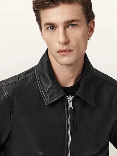 Кожаная куртка Allsaints