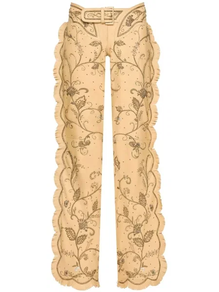 Pantaloni Dolce & Gabbana din piele