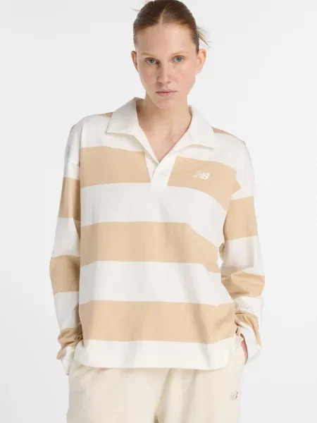 Поло New Balance бежевое