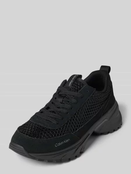 Buty Calvin Klein Hike Runner Lace Up Techmix triple black czarne