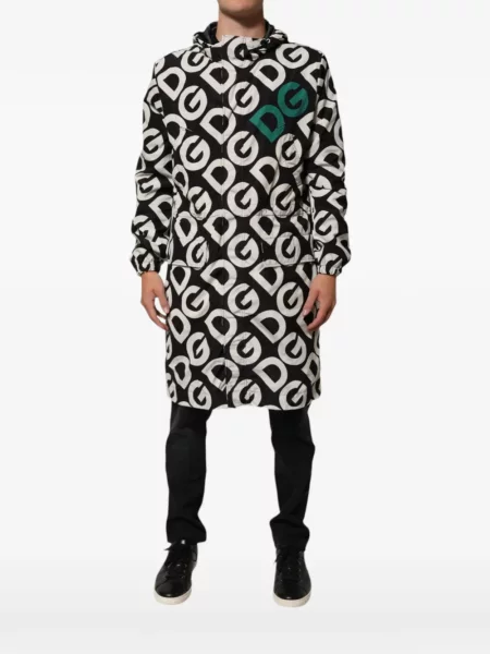 Geacă Dolce & Gabbana cu imagine negru