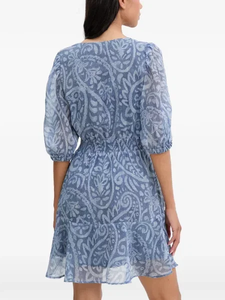 Rochie Morgan cu imagine cu model paisley plic albastru