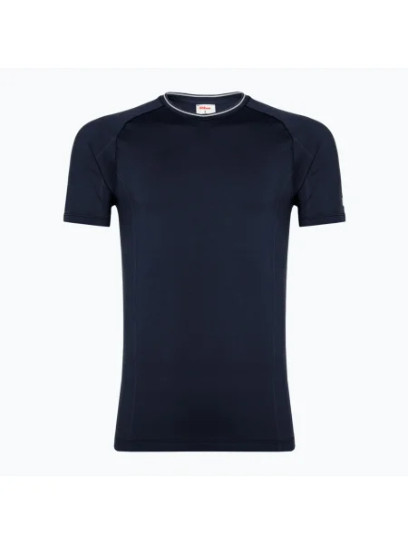 Tricou pentru bărbați Wilson Team Seamless Crew classic navy albastru închis