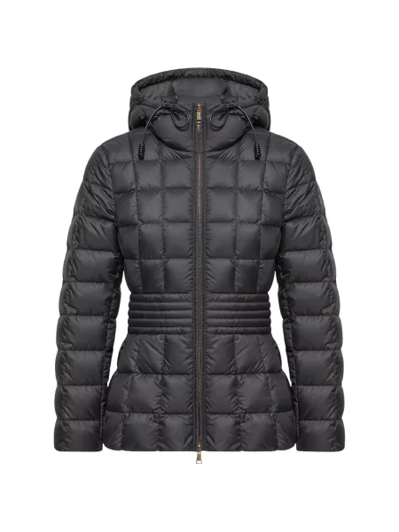 Geacă Moncler cu glugă negru