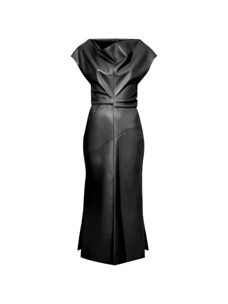Rochie Proenza Schouler din piele negru