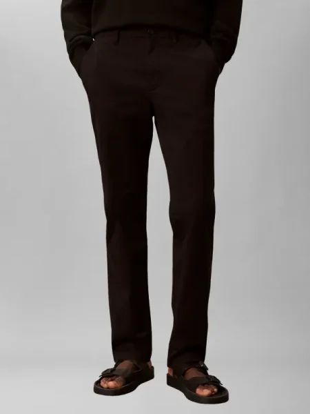Calvin Klein Jeans Pantaloni chino negru