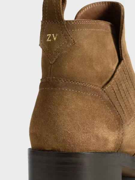 Замшевые ботинки Zadig&voltaire коричневые