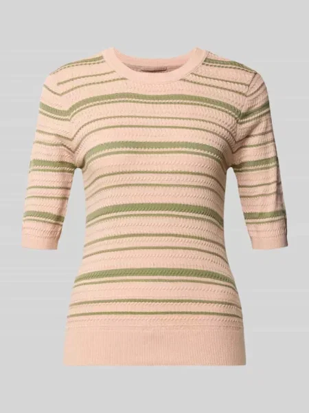 Sweter z dzianiny z Mieszanka bawełny Scotch & Soda różowy