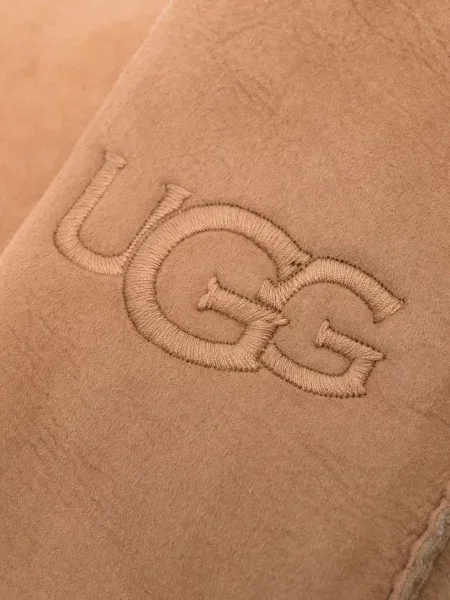 Siuvinėtos pirštines Ugg ruda