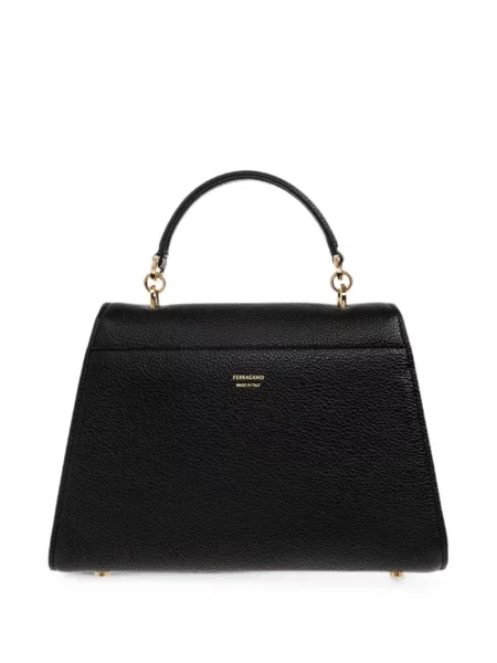 Τσάντα shopper Ferragamo μαύρο
