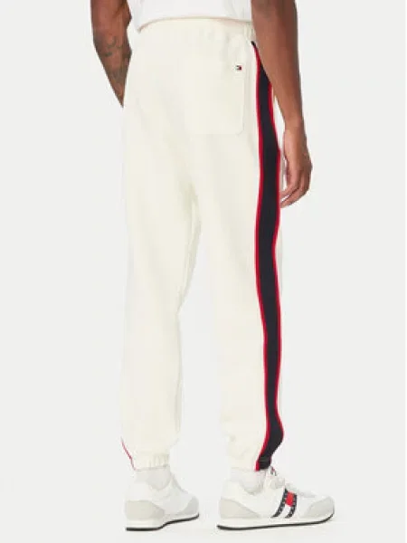 Tommy Hilfiger Sportinės kelnės Pique Kreminė