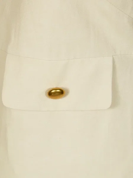 Maksi sukienka maxi Parosh z kieszeniami zapinanymi na guziki garniturowa