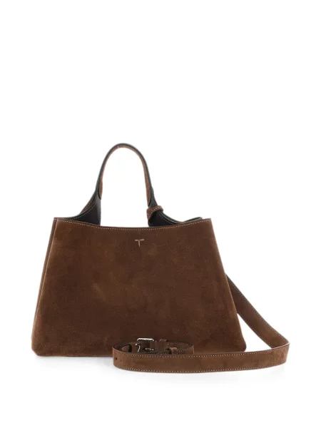 Shopper táska Tod's autogrammal barna