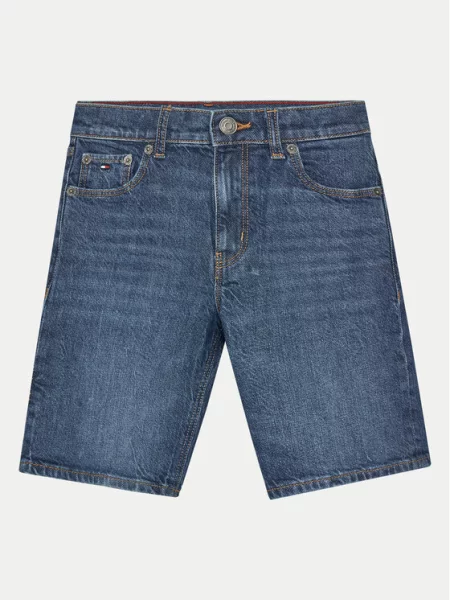 Tommy Hilfiger Džinsiniai šortai Tamsiai mėlyna