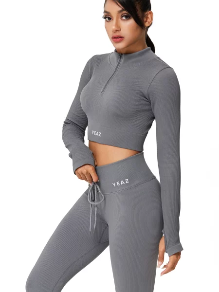 YEAZ Pantaloni sport Runway' gri