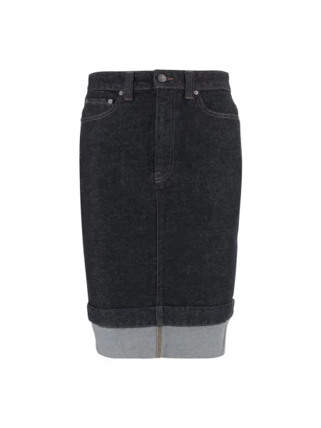 Spódnica Khaite niebieska