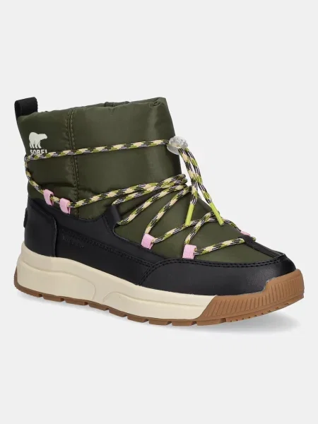 Sorel cizme de iarnă WHITNEY III SLIP-ON WP verde kaki