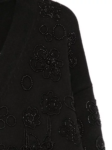 Gėlėtas kardiganas Cynthia Rowley juoda