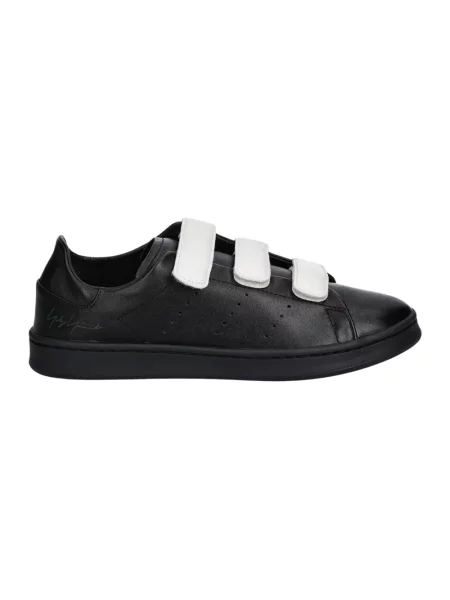 Sneakersy Y-3 na rzep skórzane czarne