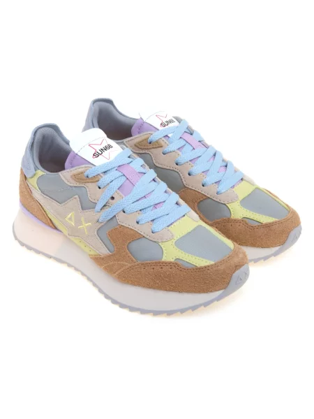 Sneakersy Sun68 skórzane