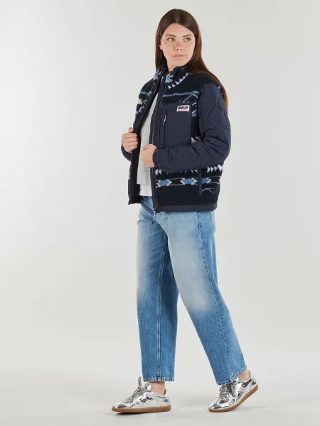 Fleecová bunda Superdry modrá